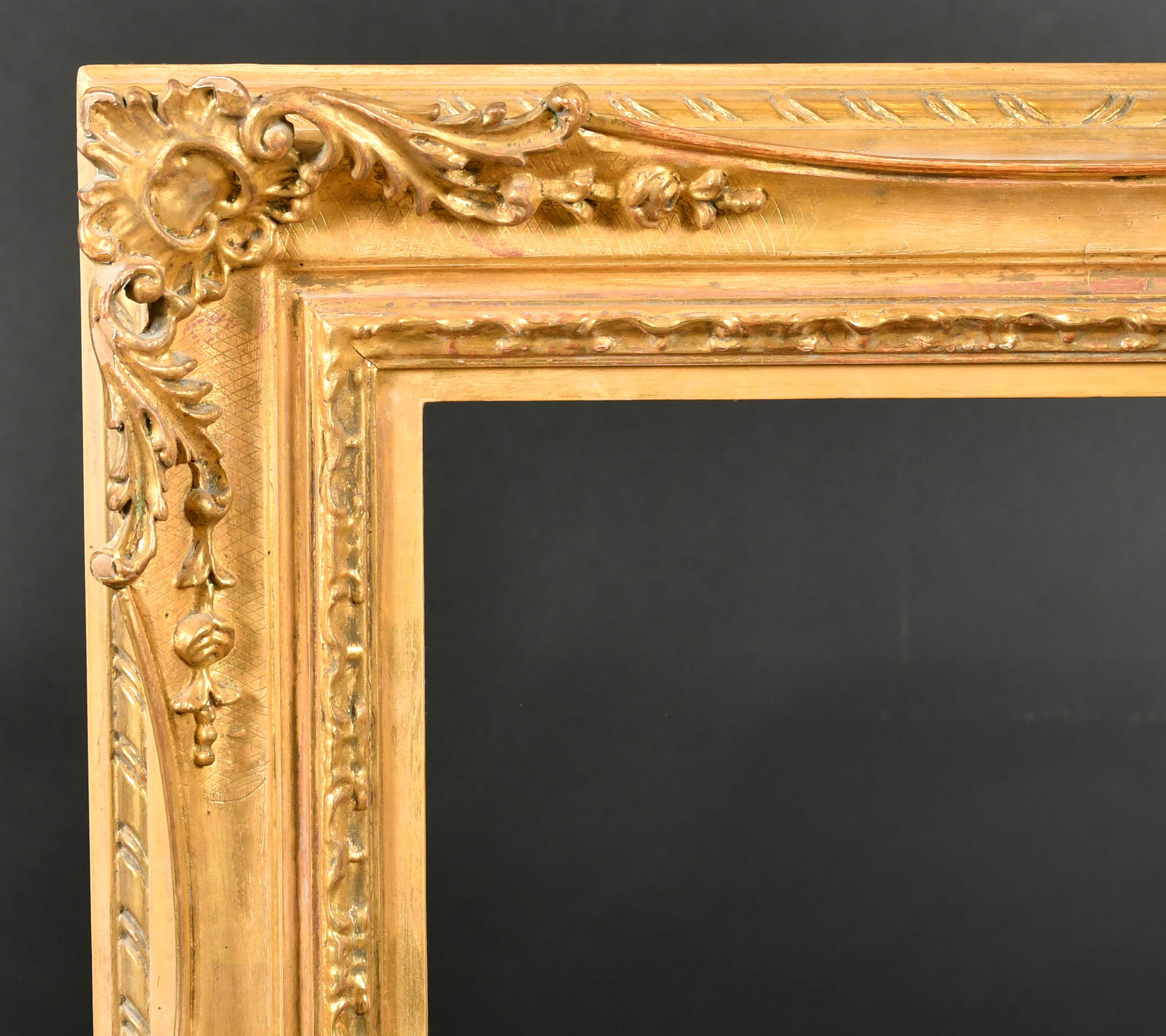 20th Century French School. A Louis XV Style Carved Giltwood Frame, rebate 29.5" x 16.5" (74.9 x