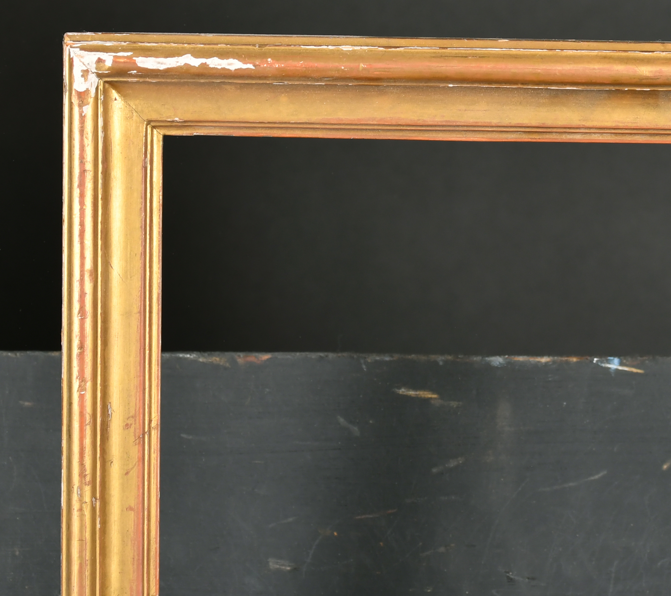 19th Century English School. A Near Set of Four Gilt Composition Frames, rebate 21" x 15" (53.3 x