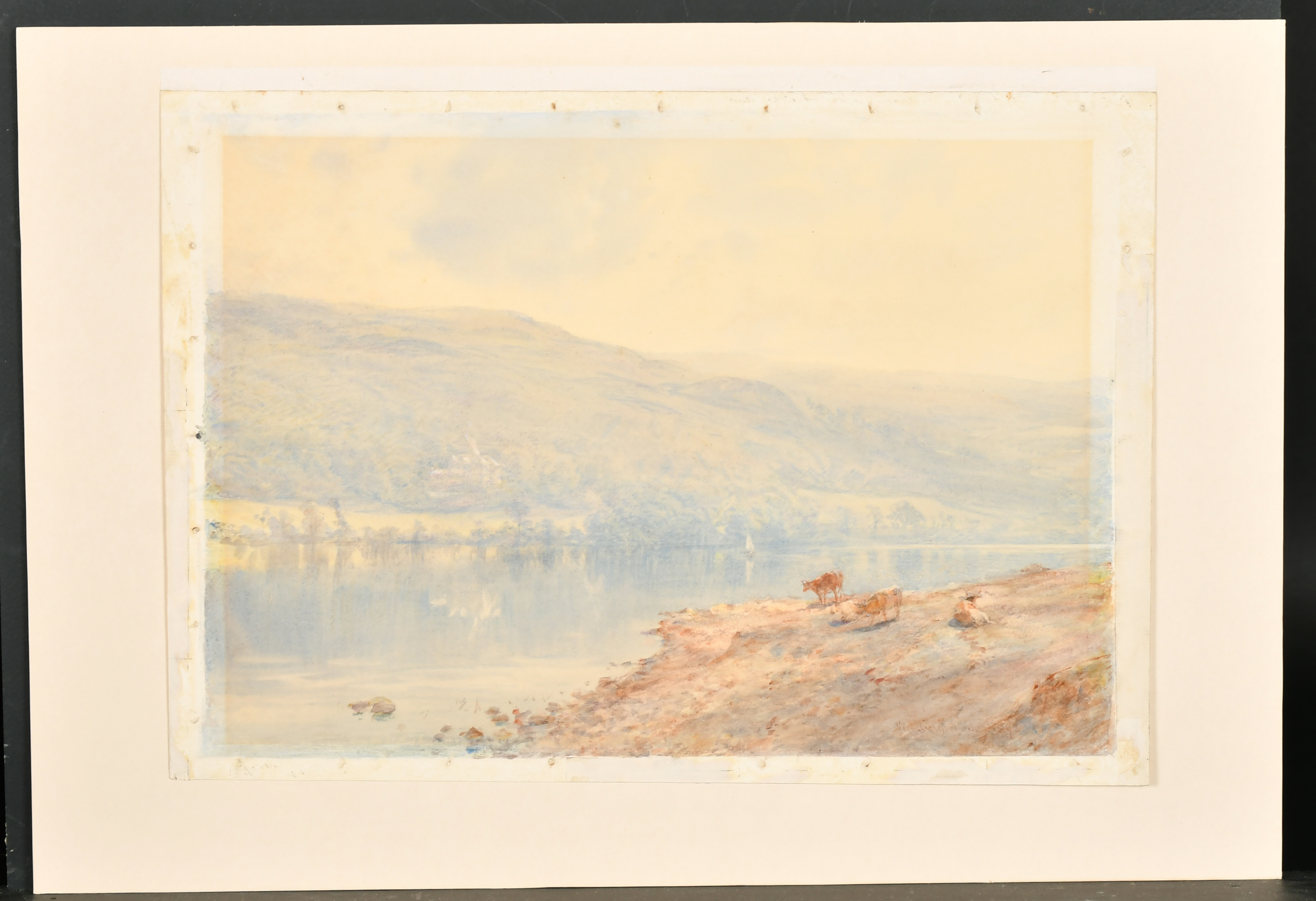 William Collingwood (1819-1903) British. "Brantwood, Coniston", Watercolour, Signed, Unframed 10" - Image 2 of 6