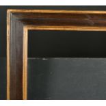 Alexander G Ley & Son. A Reproduction Dutch Ebonised Frame, with gilt inner and outer edges,