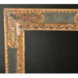 19th Century Italian School. A Gilt Composition Decorated Cassetta Frame, rebate 45.5" x 34.5" (