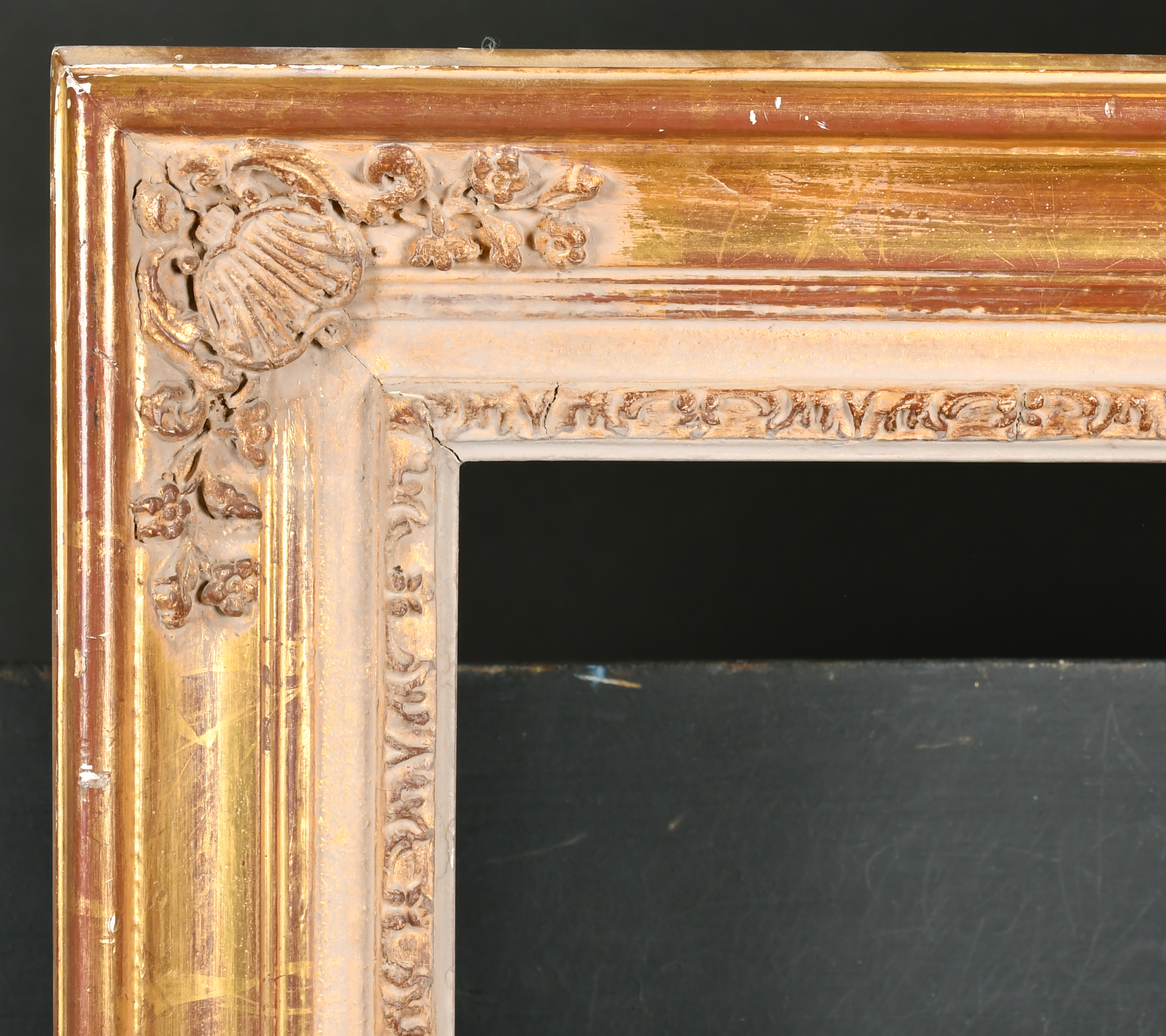 20th Century French School. A Gilt Composition Hollow Frame, rebate 18.25" x 14.25" (46.3 x 36.2cm)