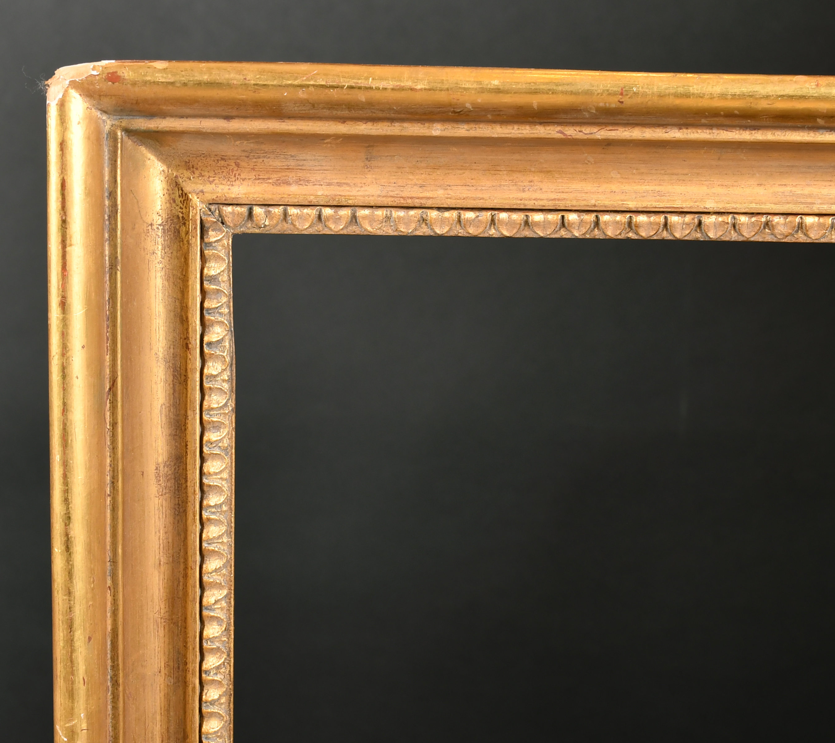 20th Century English School. A Gilt Composition Hollow Frame, rebate 33.75" x 23.25" (85.7 x 59cm)