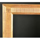 Alexander G Ley & Son. A Reproduction English Carved Giltwood Robert Adam Fluted Frame, rebate 24" x