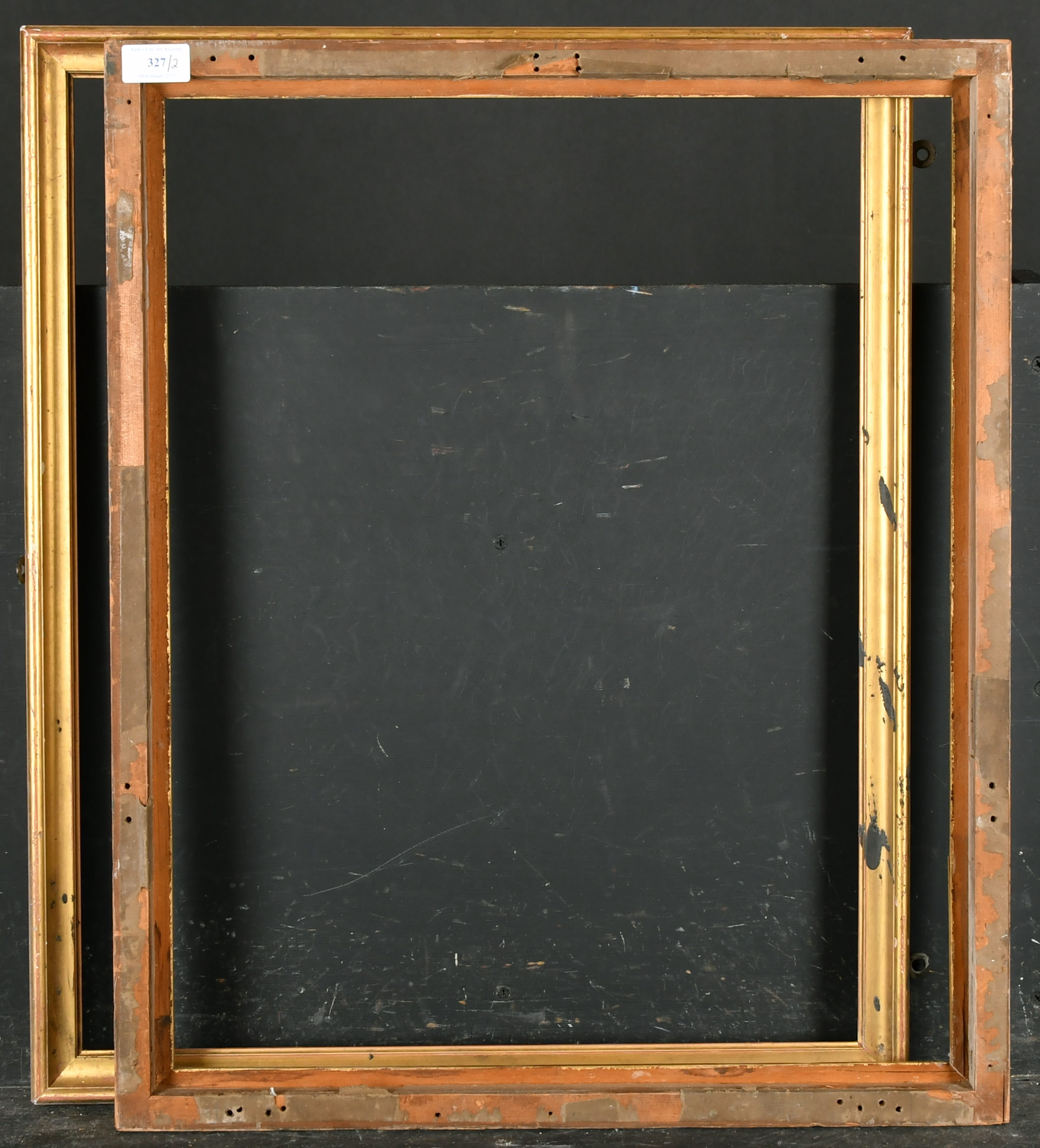 19th Century English School. A Gilt Composition Frame, rebate 23" x 18.5" (58.4 x 47.5cm) and - Image 3 of 3