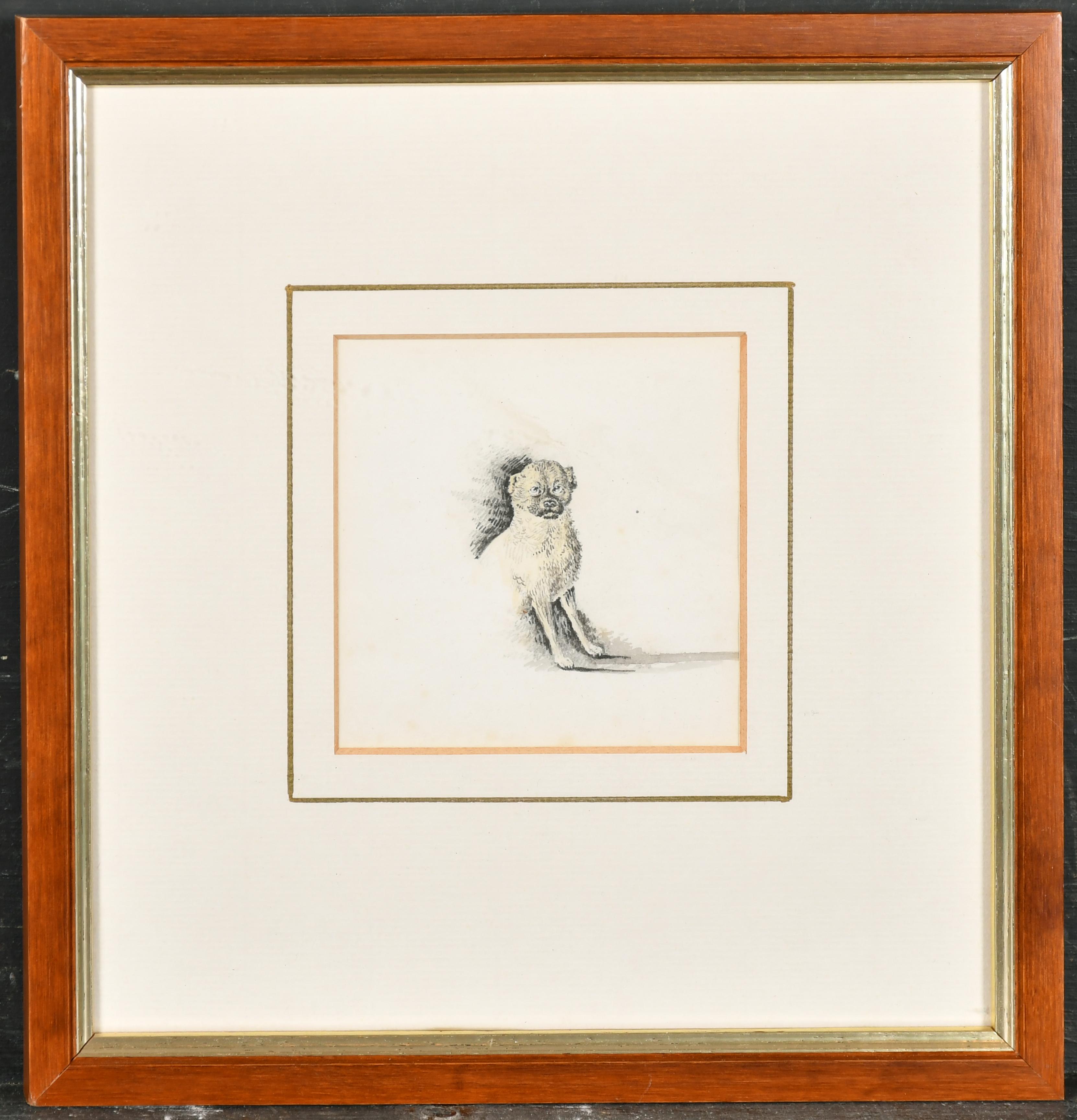 Attributed to Henry Alken (1774-1850) British. 'Head of a Hound', Pencil, Inscribed on a label - Image 4 of 10