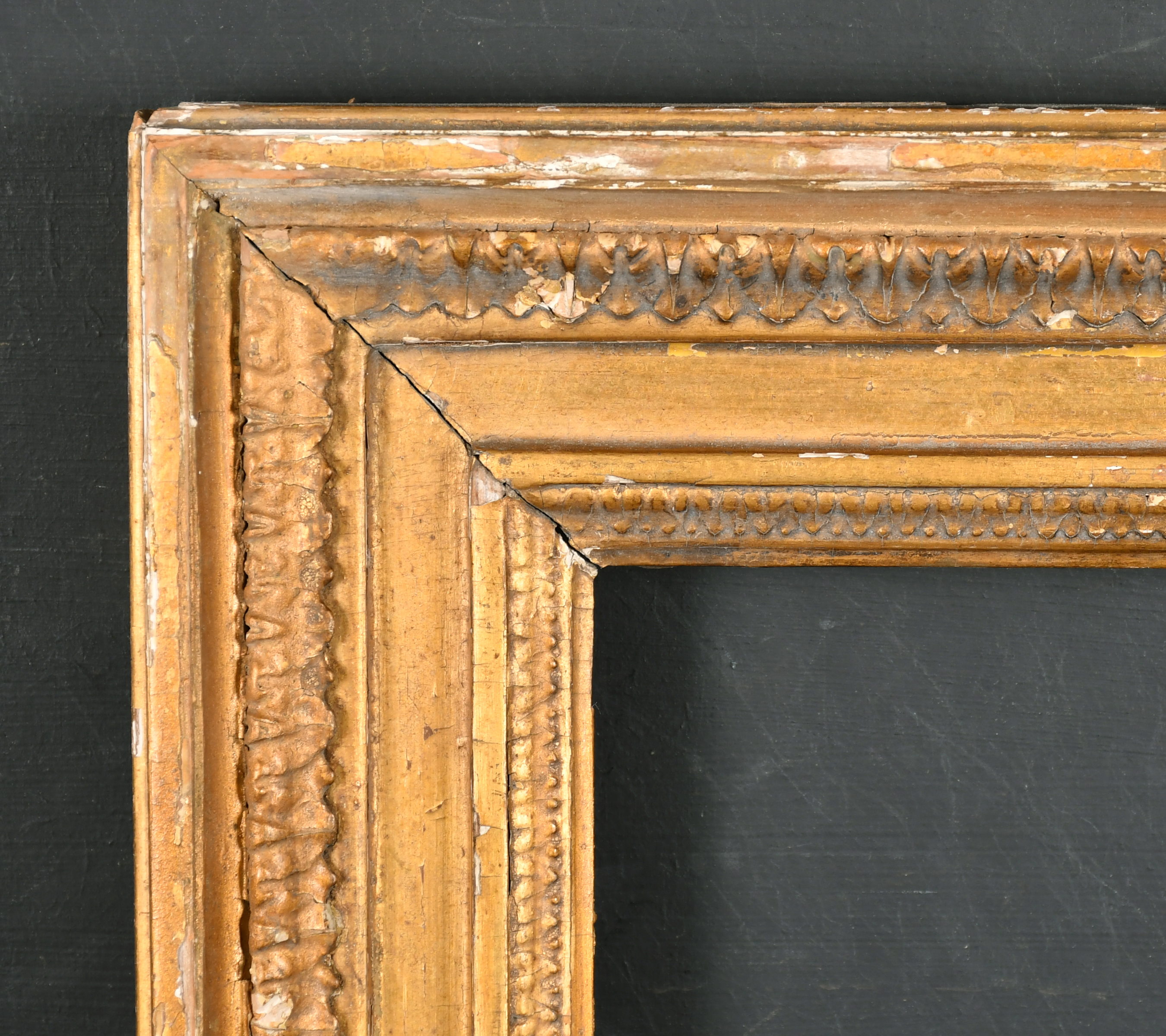 Late 18th Century English School. A Carved Giltwood Dowman Frame, rebate 11.75" x 10" (29.8 x 25.