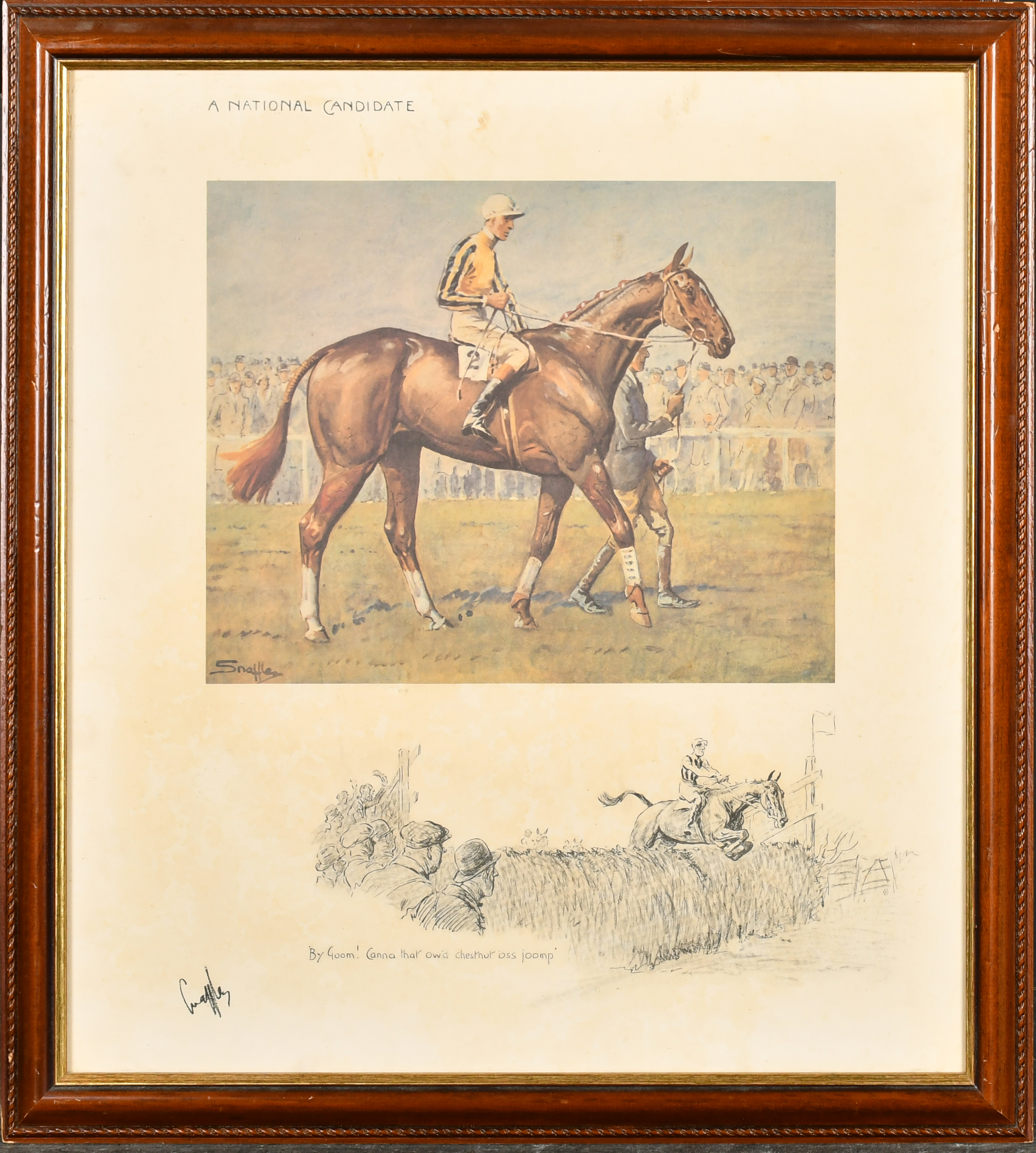 After Charles Johnson Payne 'Snaffles' (1884-1967) British. "A Bona Fide Fox Chaser", Print, 19" x - Image 3 of 4