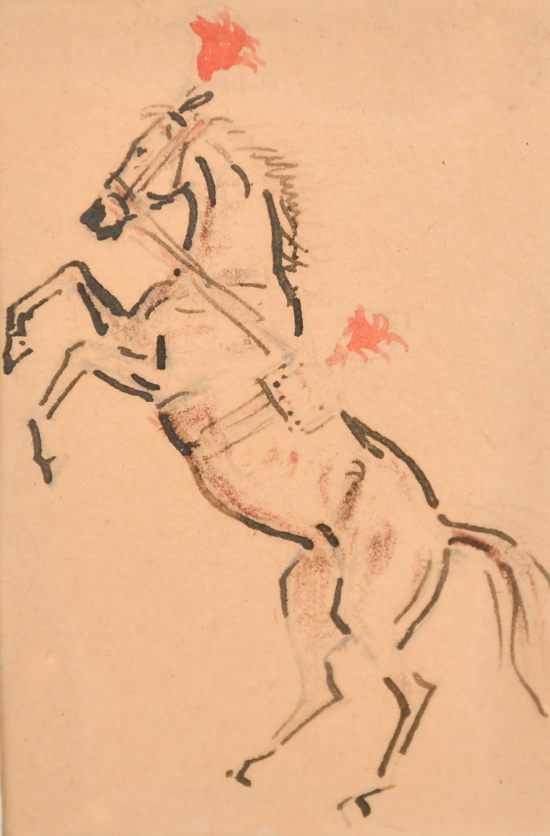 Edward Brian Seago (1910-1974) British. Circus Studies of Clowns and a Horse, Watercolour and ink, - Image 4 of 7