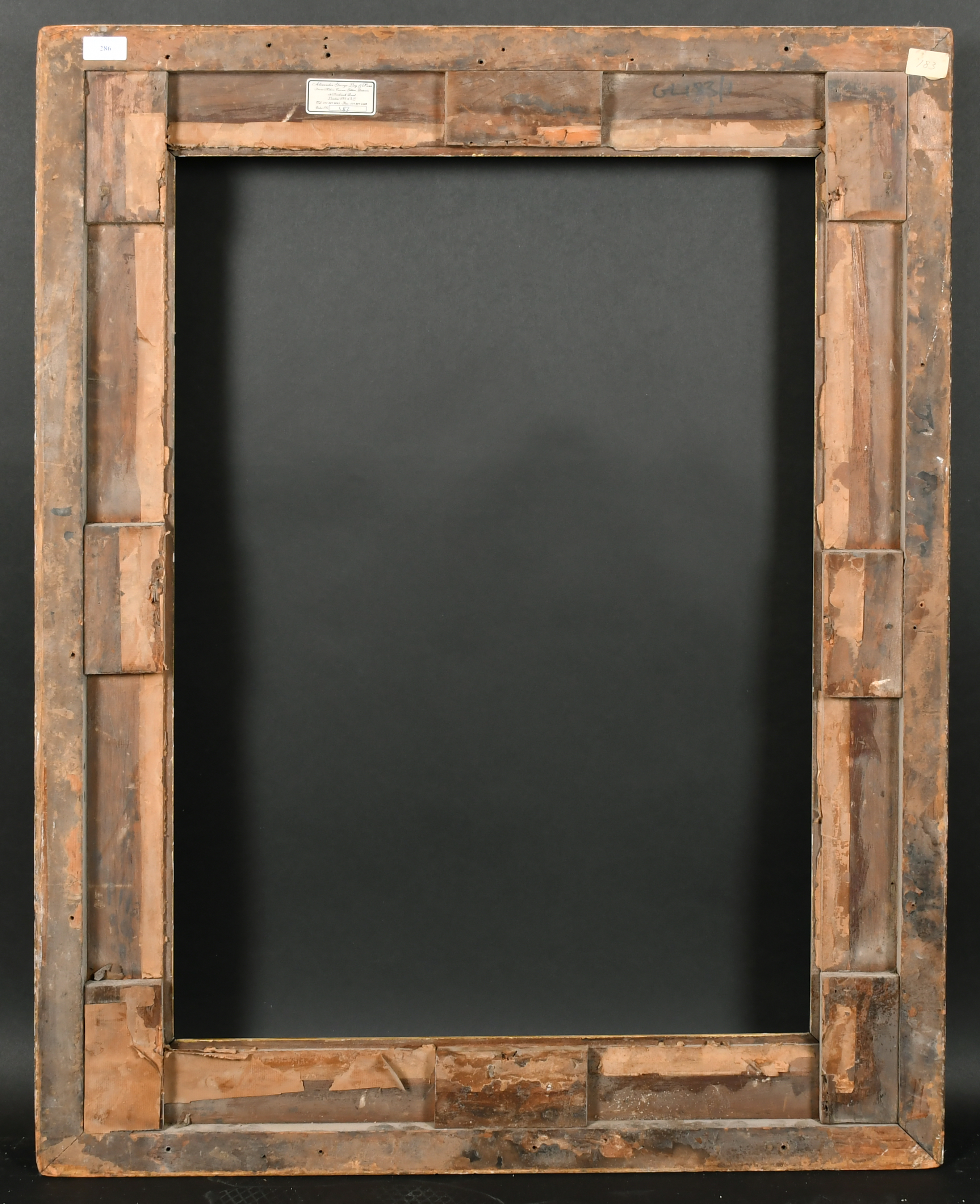 19th Century English School. A Gilt Composition Frame, rebate 33.5" x 23.25" (85.1 x 59.1cm) - Image 3 of 3