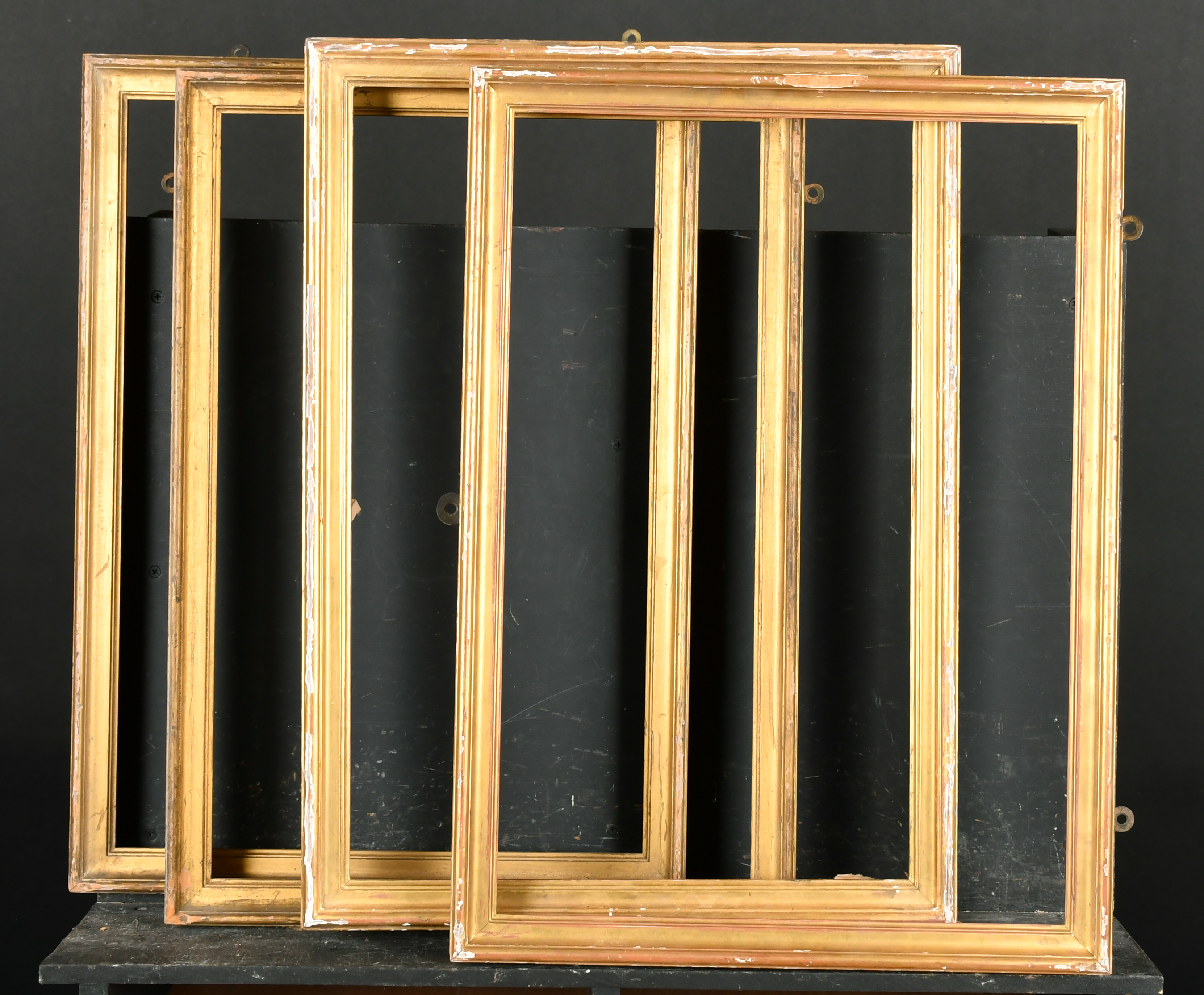 19th Century English School. A Near Set of Four Gilt Composition Frames, rebate 21" x 15" (53.3 x - Image 2 of 3