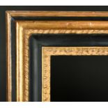 20th Century Italian School. A Gilt and Black Carlo Frame, rebate 21" x 13" (53.3 x 33cm)