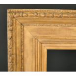 19th Century English School. A Gilt Composition Frame, with a flat oak section, rebate 60.5" x 40.5"