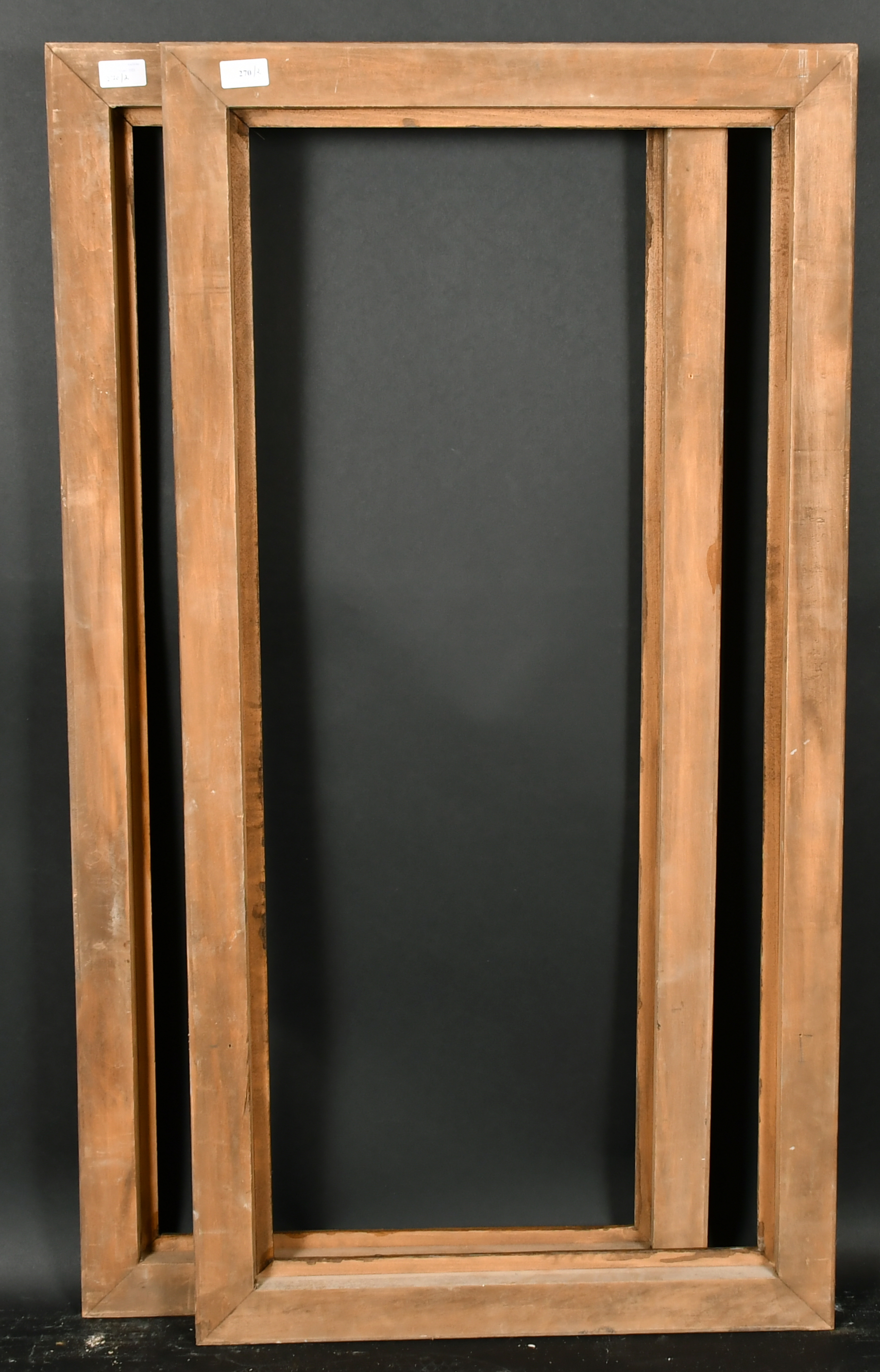 Alexander G Ley & Son. A Pair of Reproduction Carved Wood Reverse Frames, rebate 40" x 18" (101.6 - Image 3 of 3