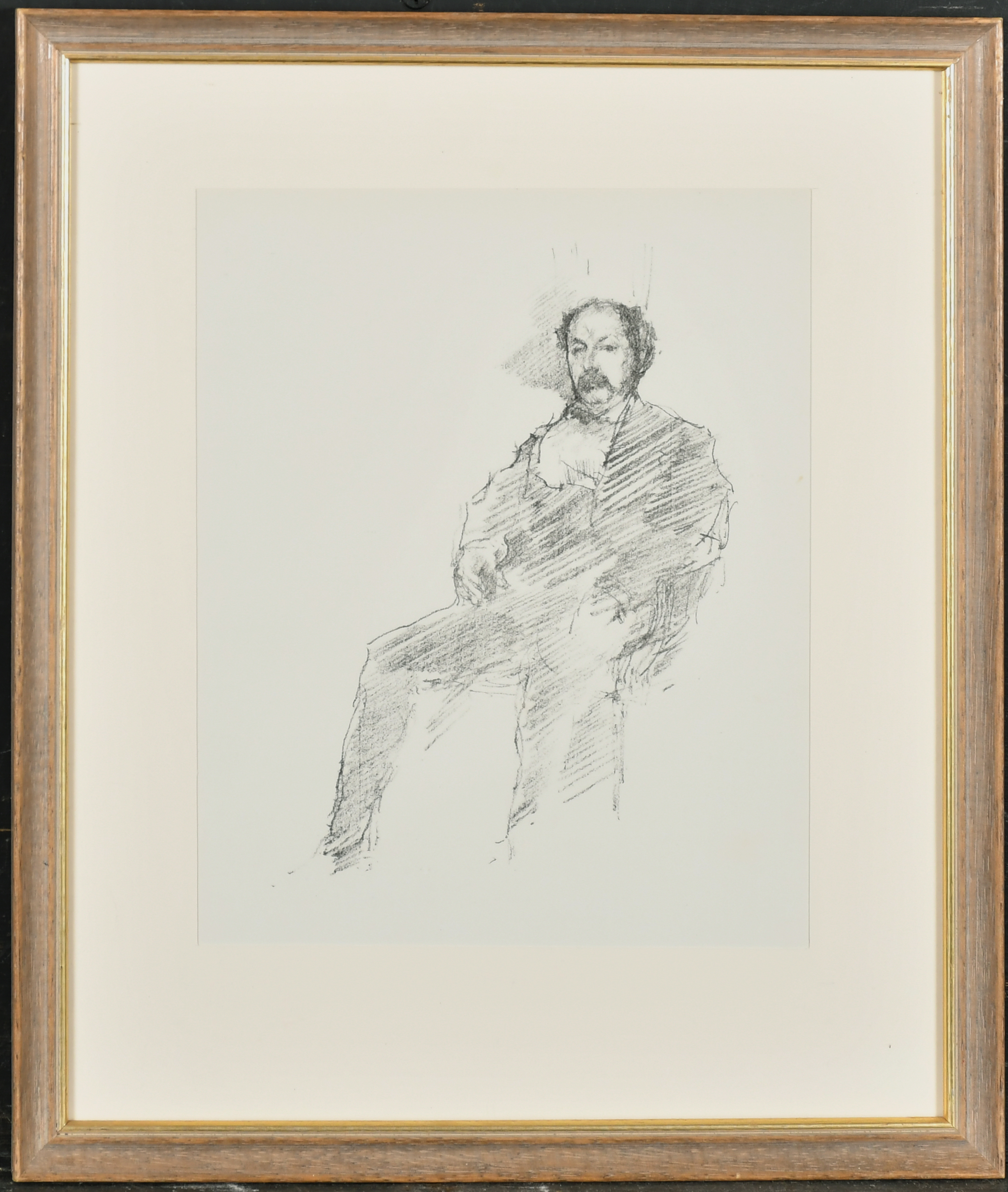 James Abbot McNeil Whistler (1834-1903) American. "The Doctor - Portrait of My Brother", Lithograph, - Image 2 of 3