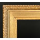 19th Century English School. A Gilt Composition Watts Leaf Frame, rebate 21.75" x 9.5" (55.3 x 24.