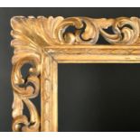 19th Century Italian School. A Carved Giltwood Florentine Frame, rebate 23" x 18" (58.4 x 45.7cm)