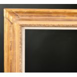 20th Century French School. A Gilt Composition Hollow Frame, with a white slip, rebate 28" x 21.