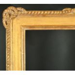 Alexander G Ley & Son. A Reproduction Carved Giltwood Rope Design Frame, rebate 32" x 17" (81.2 x