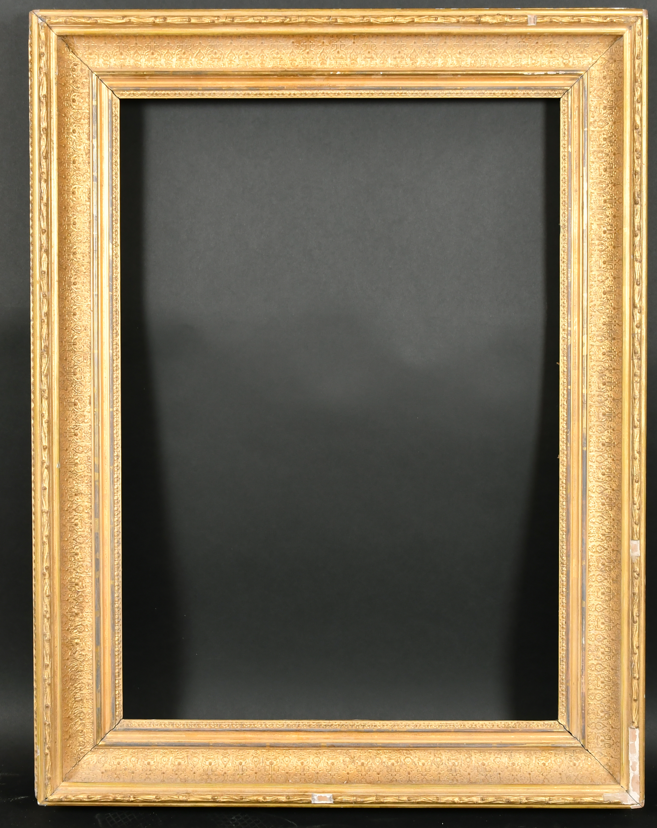 19th Century English School. A Gilt Composition Frame, rebate 33.5" x 23.25" (85.1 x 59.1cm) - Image 2 of 3