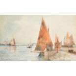 Thomas Sidney (19th-20th Century) British. "Venice", Watercolour, Signed and inscribed, 9.75" x