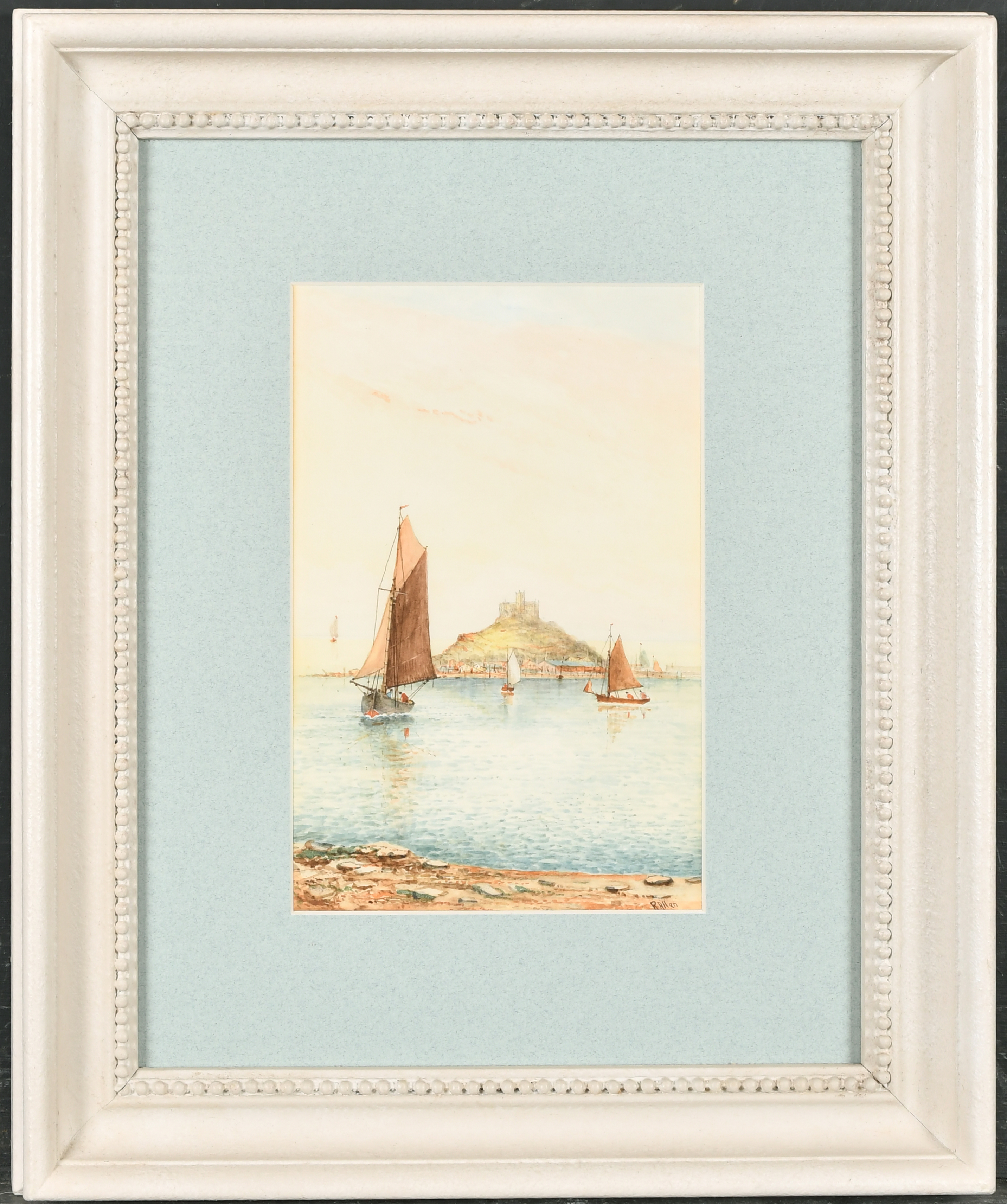 R. Allan (19th-20th Century) British. "Penarth", Watercolour, Signed, inscribed verso, 9" x 6" (22.8 - Image 3 of 7