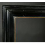 20th Century Dutch School. An Ebonised Frame, with a gilt sight edge, rebate 34.5" x 27" (87.6 x