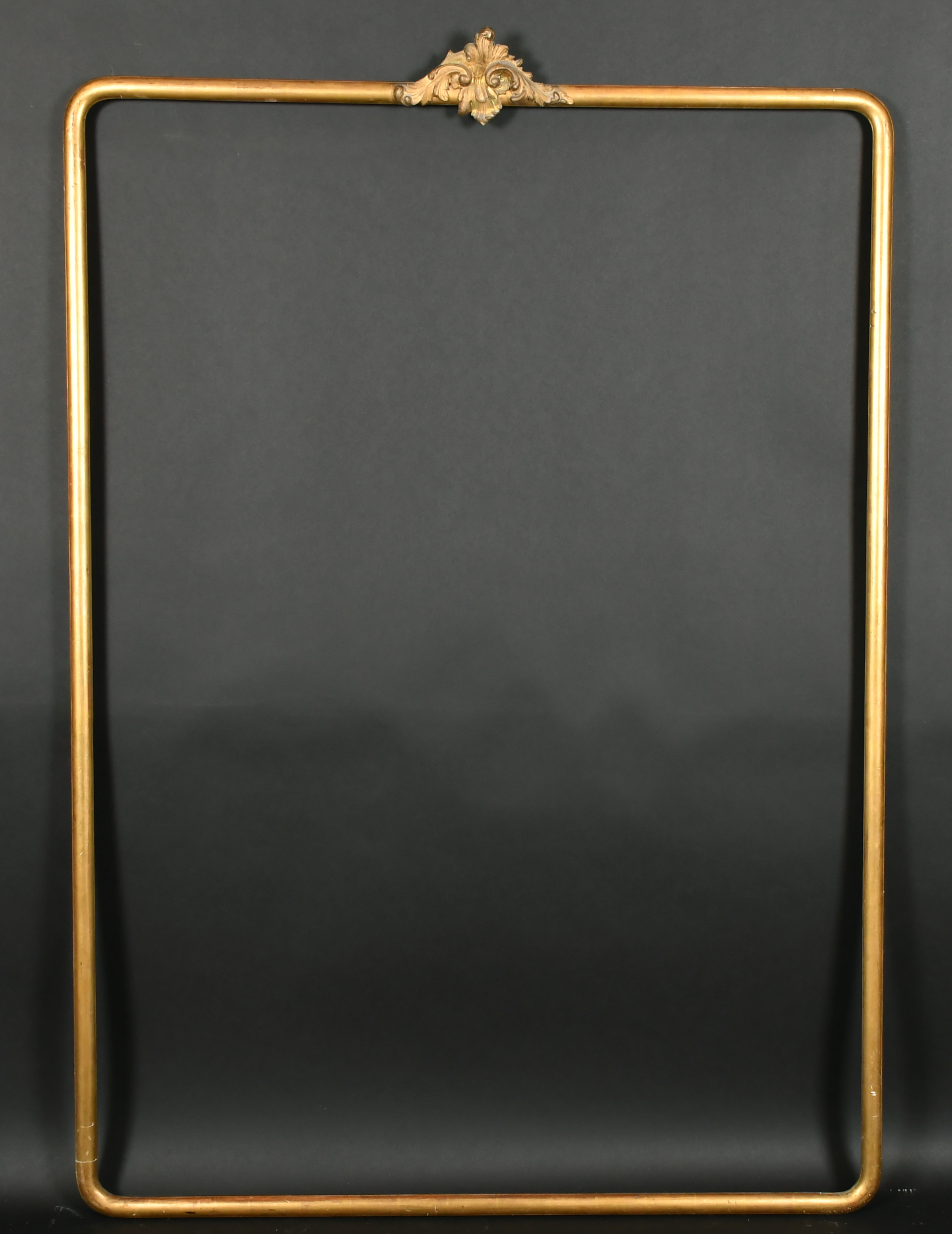 19th Century French School. A Gilt Composition Frame, with an ornamental top, rebate 57" x 40.5" ( - Image 2 of 3