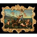 Circle of Paolo de Matteis (1662-1728) Italian. The Triumph of Neptune and Amphitrite, Oil on