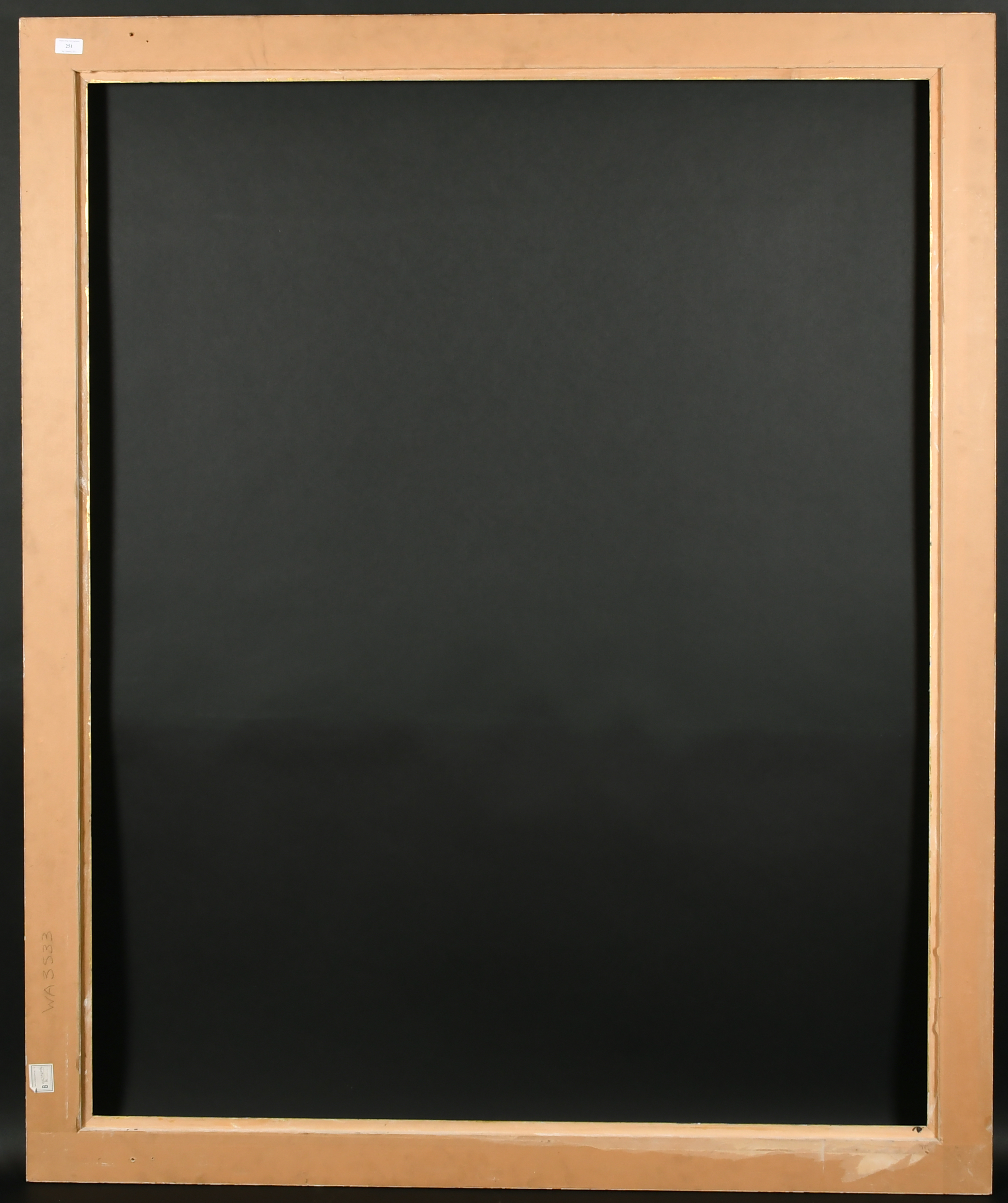 20th Century English School. A Plain Giltwood Frame, rebate 60" x 48.5" (152.4 x 123.2cm) - Image 3 of 3