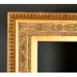 19th Century English School. A Gilt Composition Frame, rebate 27" x 11.75" (68.7 x 29.8cm)