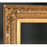 19th Century English School. A Gilt Composition Frame, with swept corners, rebate 50" x 30" (127 x