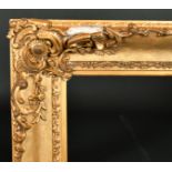19th Century English School. A Gilt Composition Frame, with swept centres and corners, rebate 36"