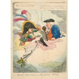 Charles Williams (act.1787-1830) British. "Boney Bothered or An Unexpected Meeting", Hand coloured