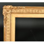 19th Century English School. A Gilt Composition Frame, with swept corners, rebate 39.5" x 32" (100.3