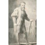 William Blake (1757-1827) British. "Ancora Imparo: M Angelo Bonnarti", Engraving, 4.65" x 2.9" (11.7