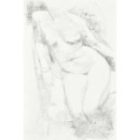 Anthony Caro (1924-2013) British. A Reclining Nude, Lithograph, Signed, inscribed 'to Nuala from