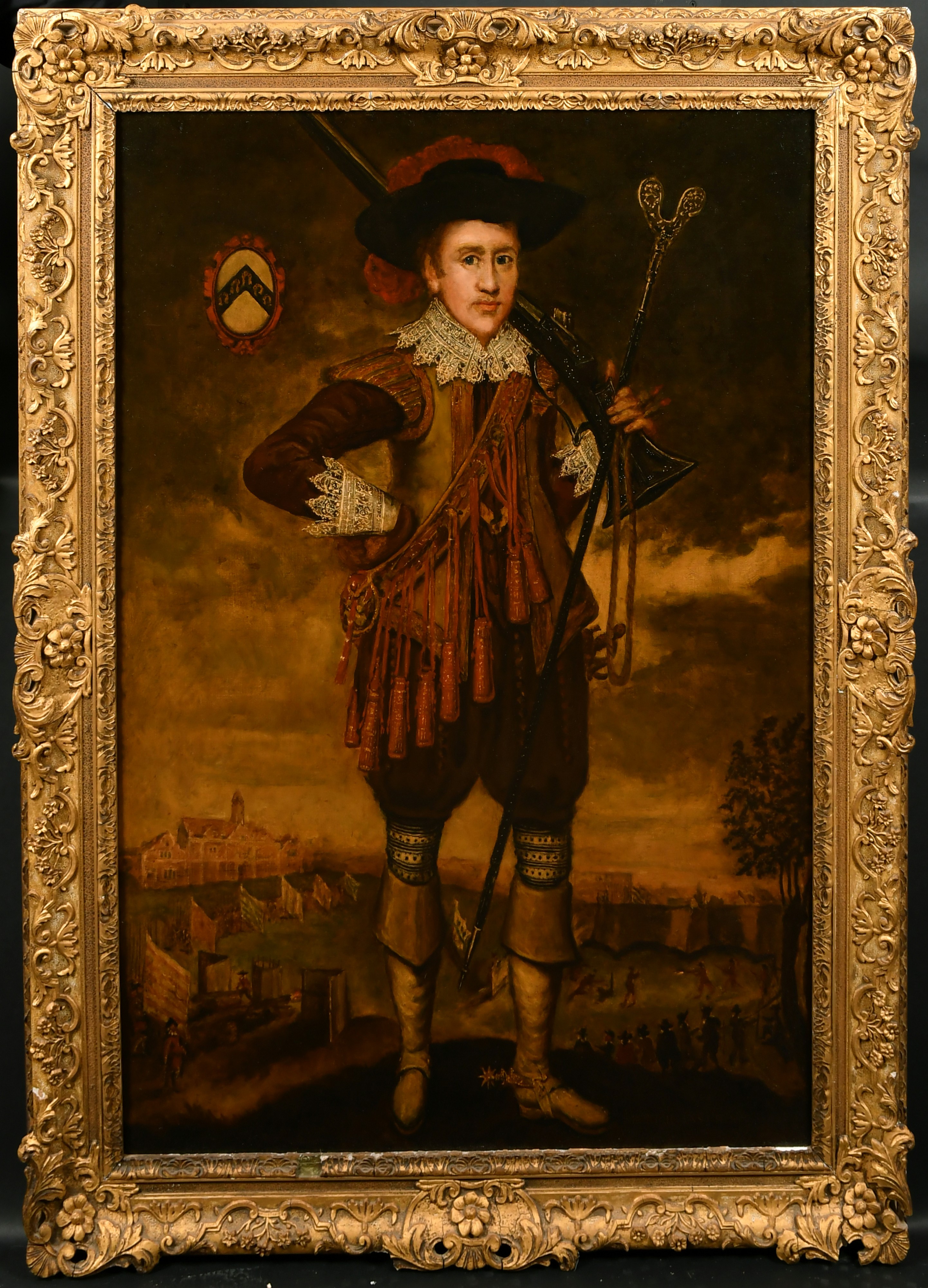 20th Century English School. Portrait of Sir Nicholas Crispe, 1st Baronet (c.1599-1666), Oil on - Image 2 of 5