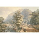 Thomas Baker of Leamington (1809-1869) British. A Lake District Landscape, Watercolour, Signed and