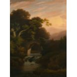 19th Century English School. "On the Teign", Oil on panel, Inscribed verso, 13" x 9.75" (33 x 24.