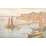 Julian Edward Drummond (1866-1911) British. "A View of Whitby", Watercolour, Signed and dated