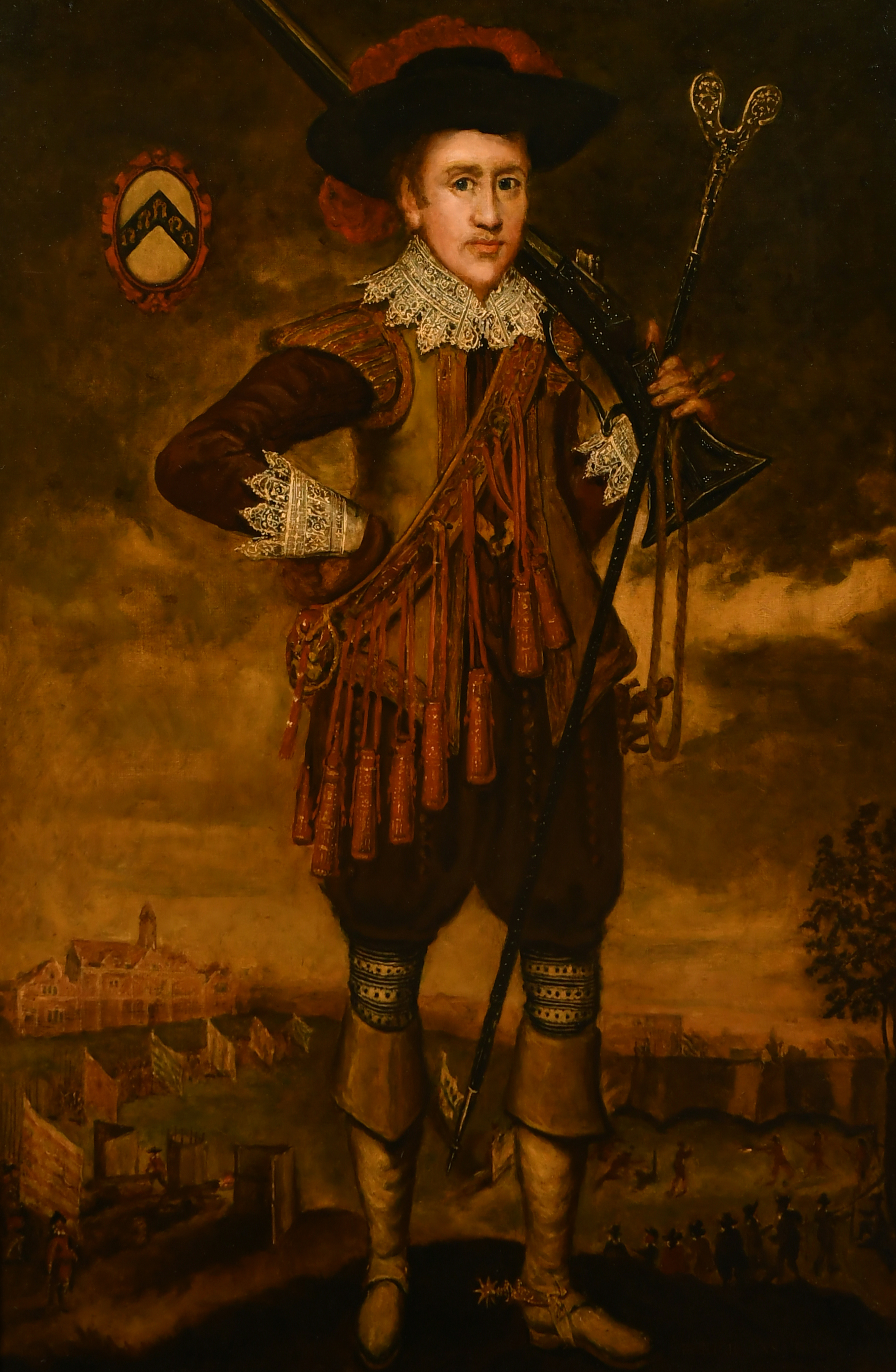 20th Century English School. Portrait of Sir Nicholas Crispe, 1st Baronet (c.1599-1666), Oil on