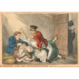 William Heath (1794-1840) British. "Burking Poor Old Mrs Constitution Aged 141", Hand coloured