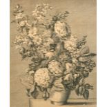 After Charles Townley (1746-c.1800) British. Still Life of Flowers, Engraving after Edward