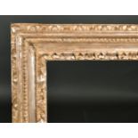 17th Century Italian School. A Fine Silver Carved Wood Frame, rebate 40" x 30" (101.6 x 76.2cm)