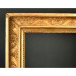 19th Century French School. An Empire Style Gilt and Painted Composition Frame, rebate 27.25" x 20.