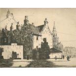 Tom Maxwell (1874-1937) British. "Provand's Lordship, Glasgow", Etching, Signed and inscribed in