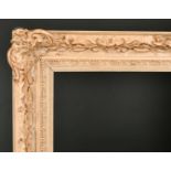 20th Century English School. A Painted Louis Style Composition Frame, with swept centres and corners