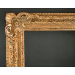 Early 19th Century English School. A Carved Giltwood Frame, with swept and pierced corners, rebate