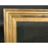 20th Century English School. A Silver Gilt Composition Frame, with inset glass, rebate 36" x 24" (